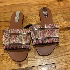 COPY - Zara  SANDALS WITH COLORFUL FRINGES Brand New size 37